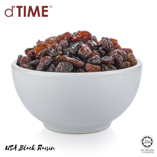 d'TIME USA Black Raisin || 1kg, 500g, 200g, 100g