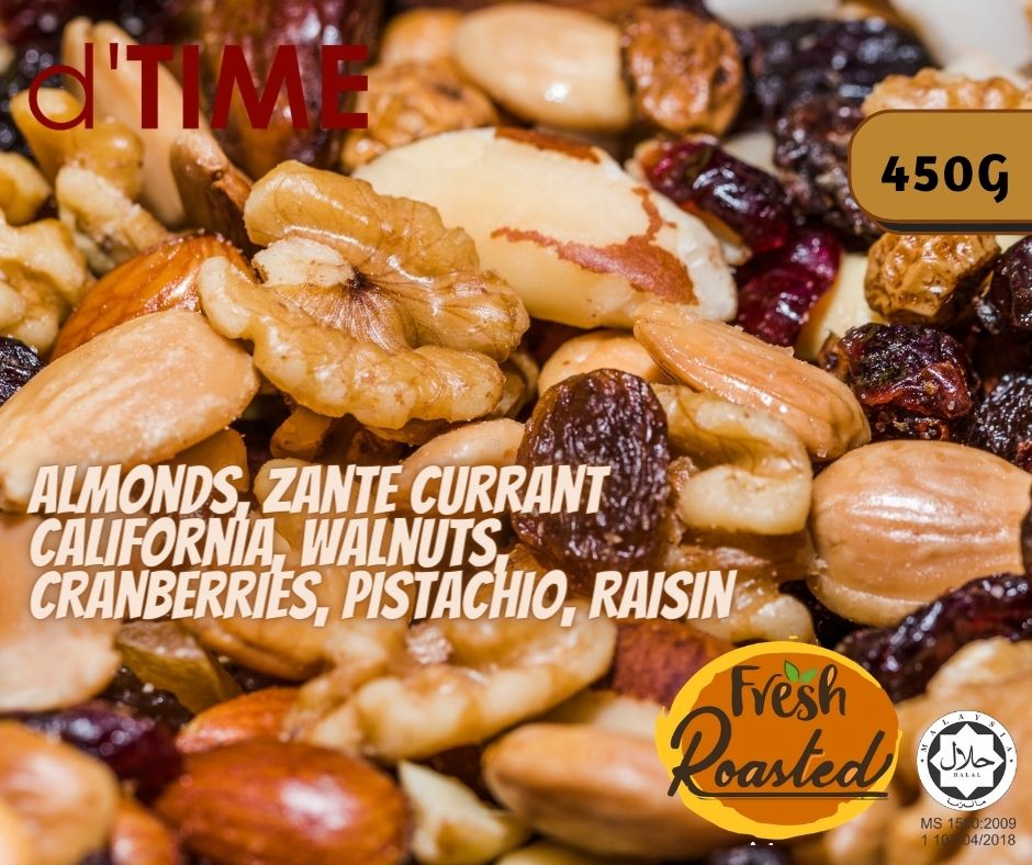 d'TIME Kindland CALIFORNIA TRAIL MIX (100g, 200g.450g)
