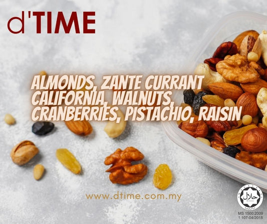 d'TIME Kindland CALIFORNIA TRAIL MIX (100g, 200g.450g)