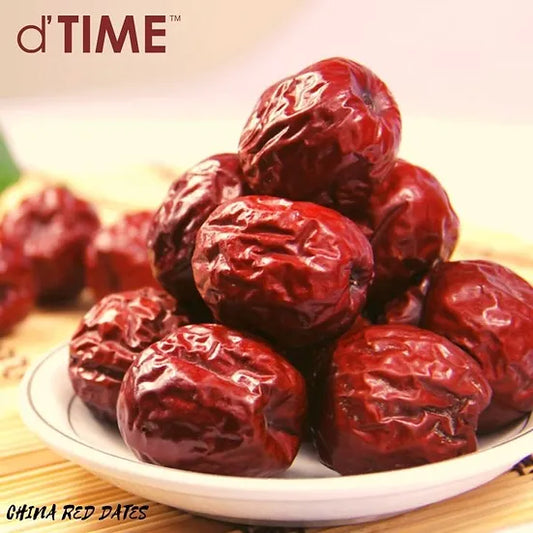 d'TIME CHINA XINJIANG RED DATES SIZE L, 红枣 || 500G, 1KG