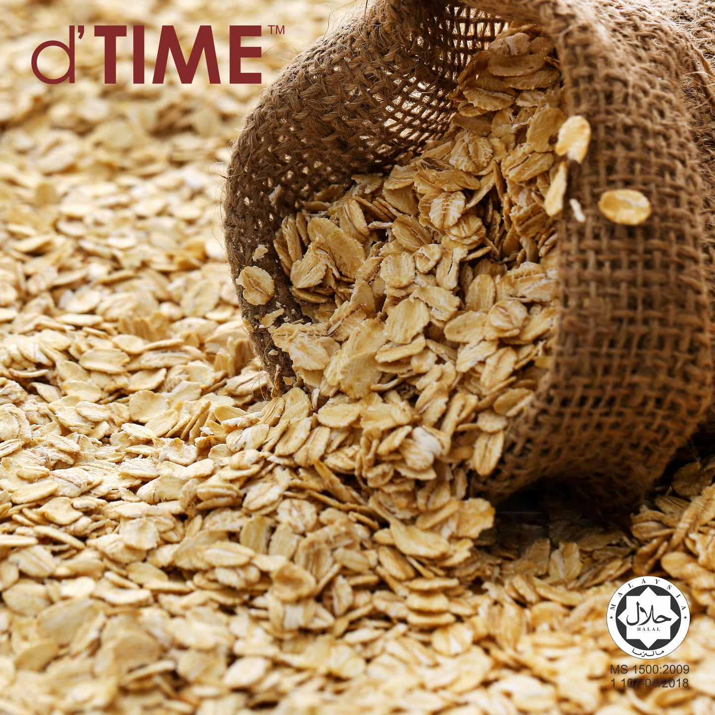 d'TIME Australian Rolled Oats (500g,1Kg)
