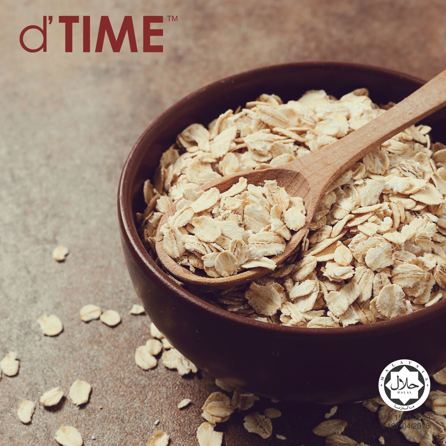 d'TIME Australian Rolled Oats (500g,1Kg)