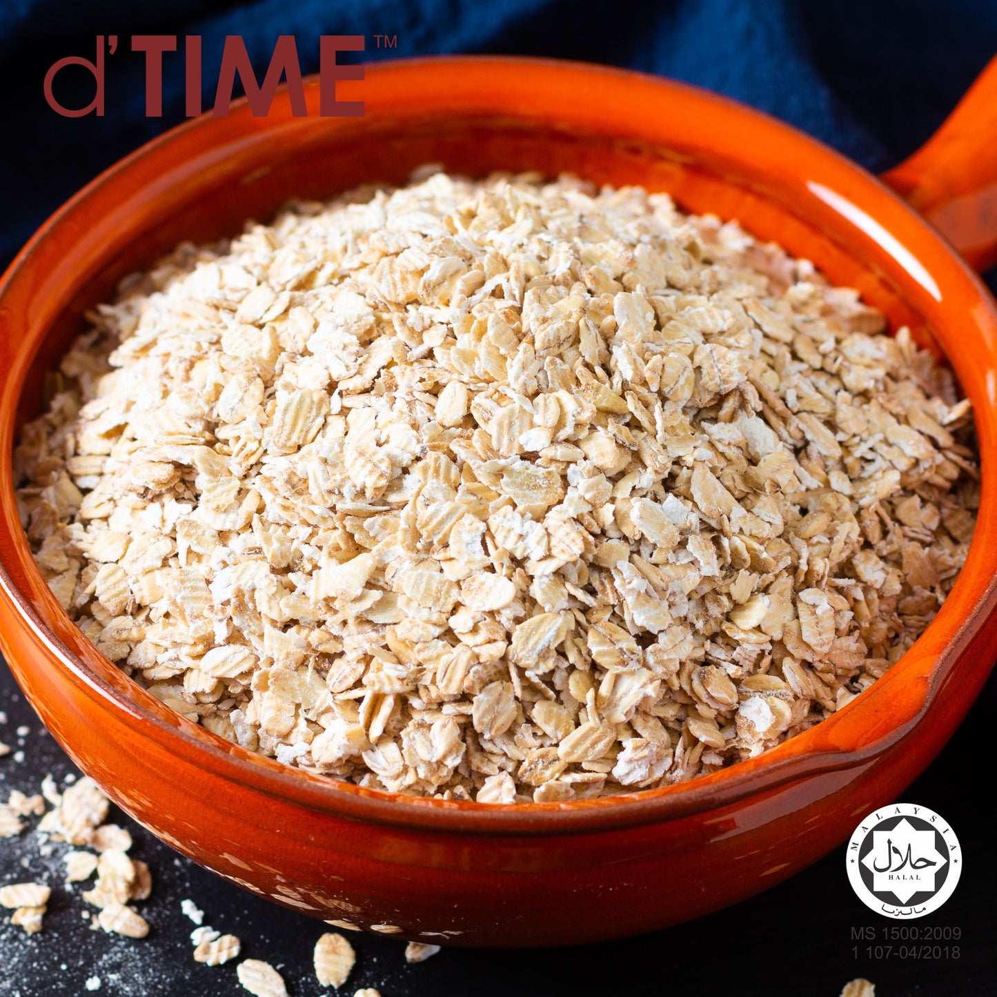 d'TIME Australian Rolled Oats (500g,1Kg)