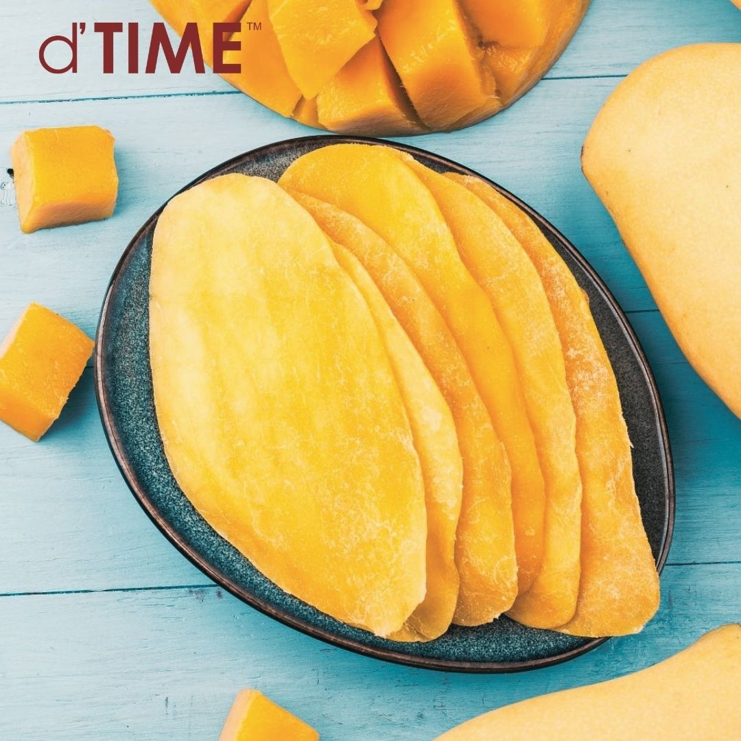 d'TIME Low Sugar Thai Natural Dried Mango Slice Ready to Eat 100g, 200g, 300g