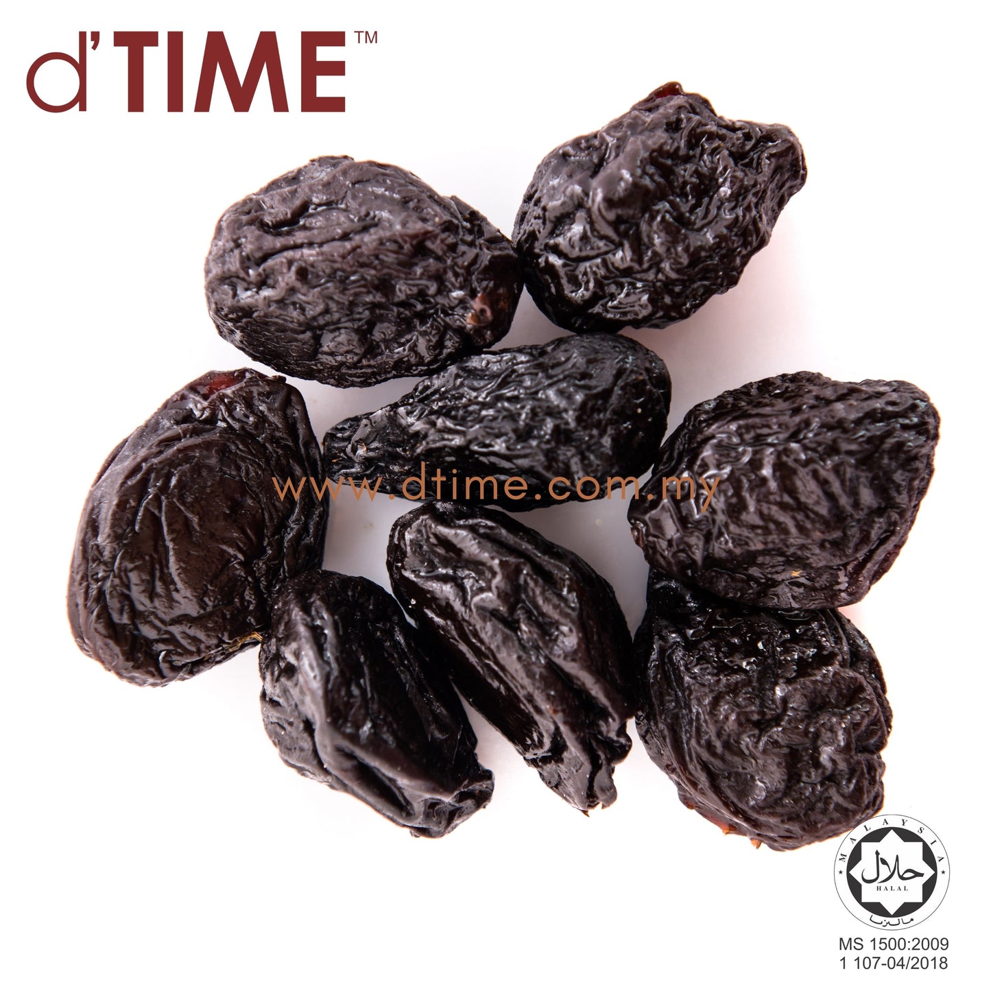 d'TIME USA Prunes, Pitted || 80g, 200g, 500g & 1kg