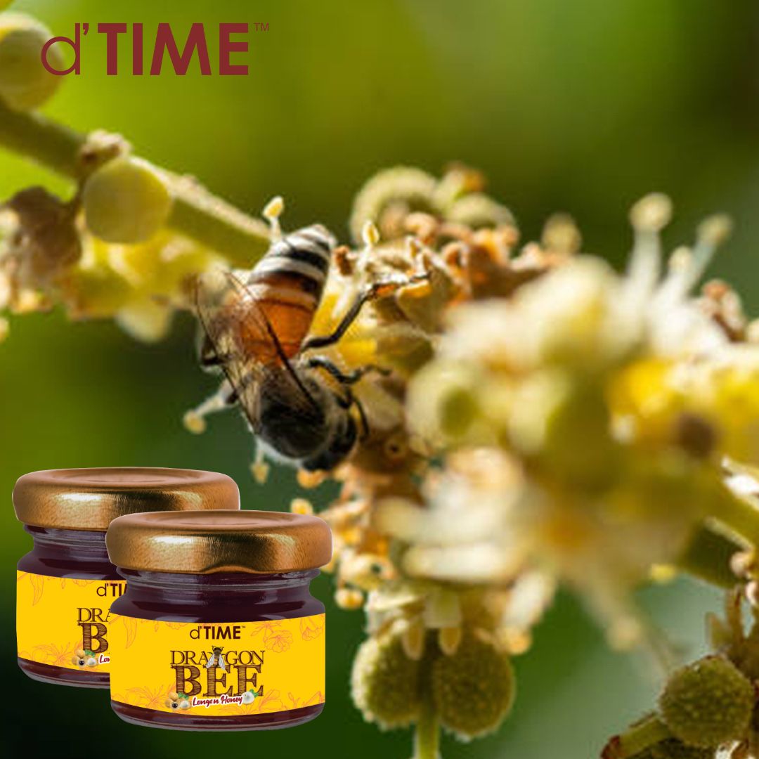 d'TIME Longan Honey 30g, Natural Honey, Madu Longan Tulen 30g, Madu Lebah Tulen, 100%纯正泰国龙眼花蜂蜜 30g, 纯天然泰国龙眼花蜂蜜, 蜜糖
