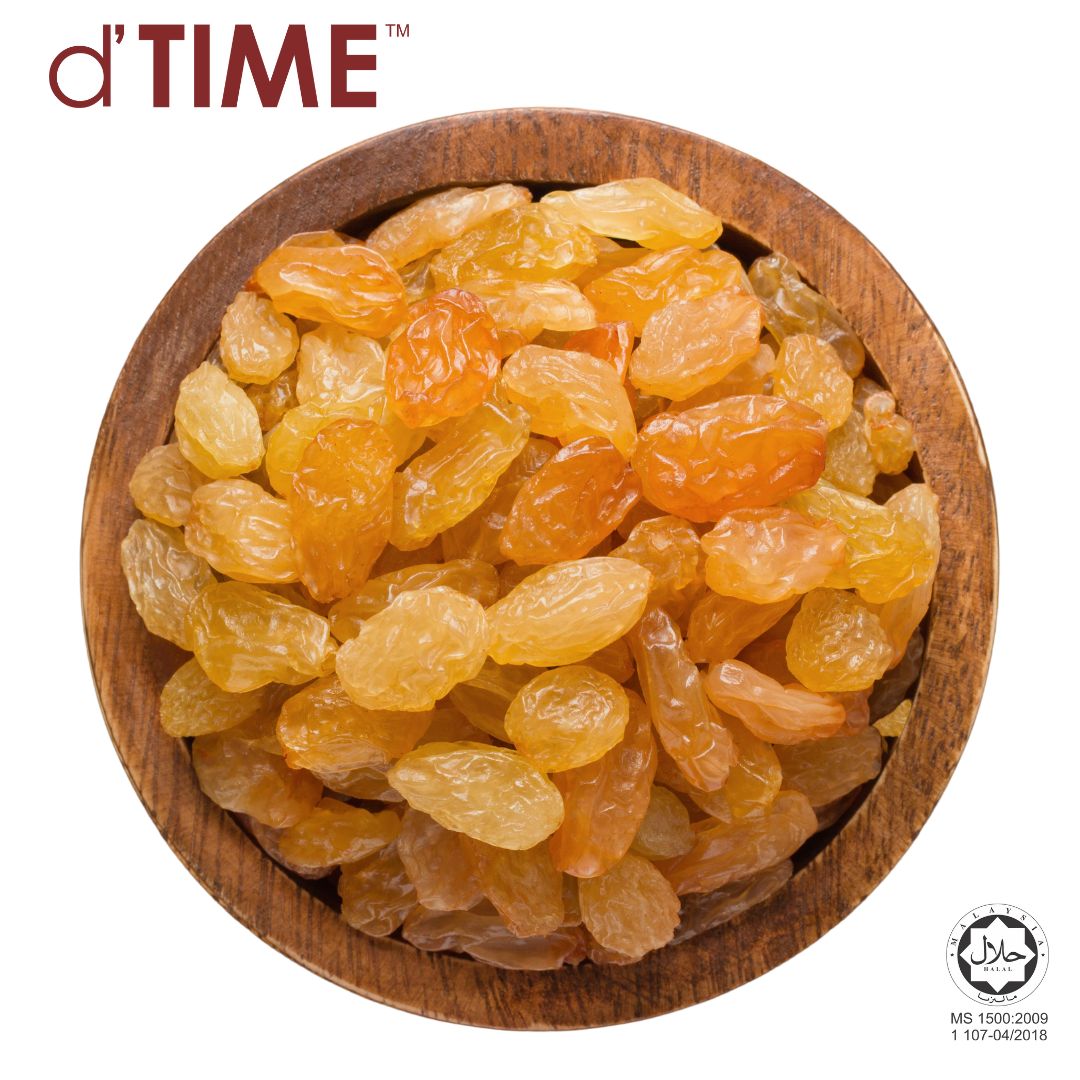 d'TIME Premium Dried Jumbo Raisin (200g,500g,1Kg)