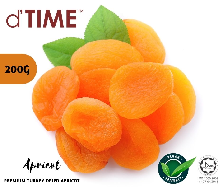 d'TIME Premium Dried Apricot (200g,500g,1Kg)