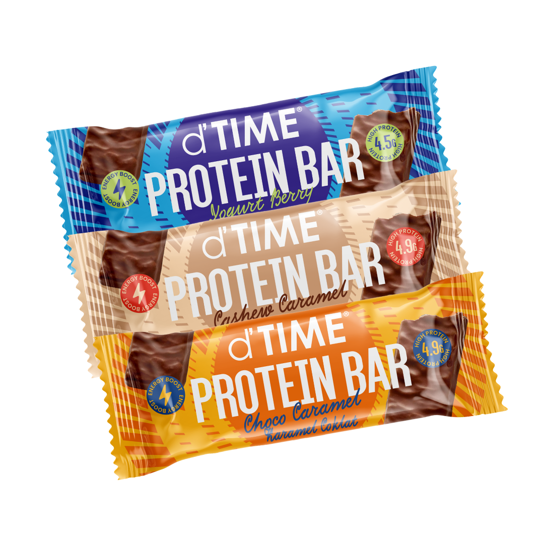 d'TIME Protein Bar Variety Mix Pack || (6 PACK/BAG)