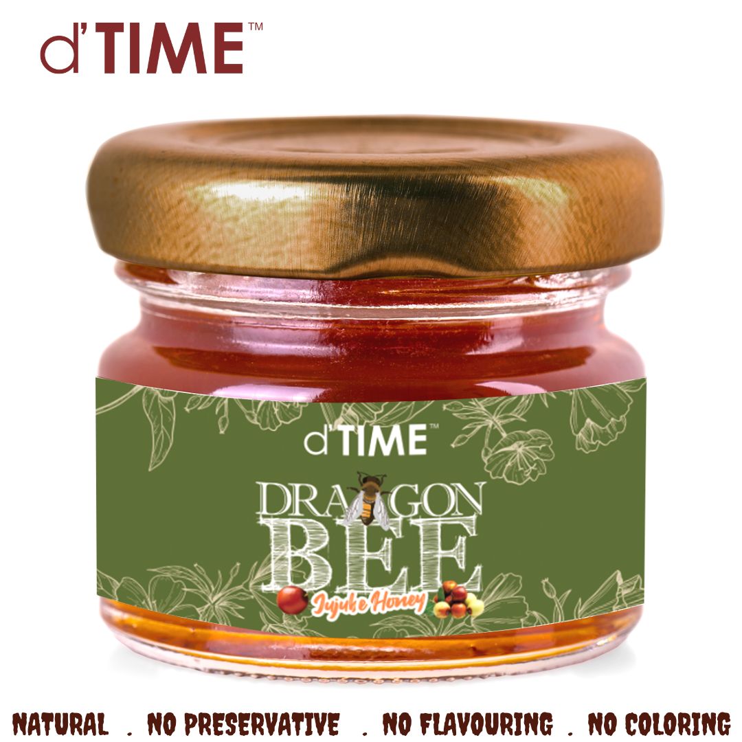 d'TIME Jujube Honey 30g, Natural Honey, Madu Jujube Tulen 30g, Madu Lebah Tulen, 100%纯正花蜂蜜 30g, 纯天然枣花蜂蜜, 蜜糖