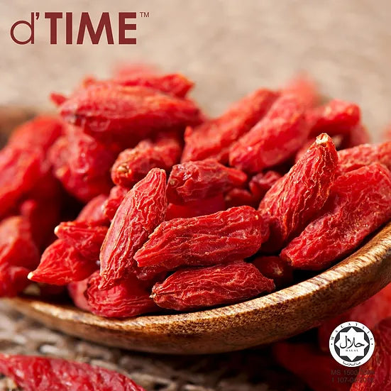 d'TIME Dried Goji Berry Grade 1 Size L Wolfberry, Goji Berri Merah 枸杞子 || 1kg, 500g, 200g & 100g