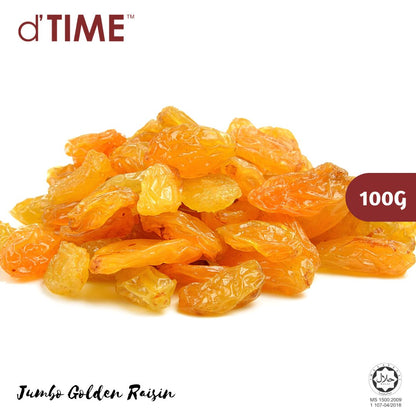 d'TIME Premium Dried Jumbo Raisin (200g,500g,1Kg)