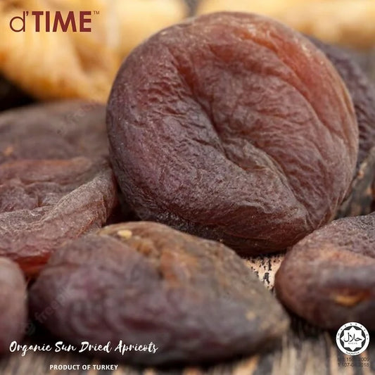 d'TIME Turkey Organic Sundried Apricot [200g, 500g]