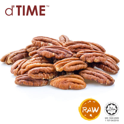 d'TIME Premium Raw Pecan (50g,100g,200g,500g,1Kg)