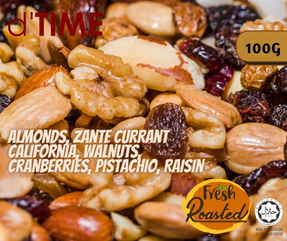 d'TIME Kindland CALIFORNIA TRAIL MIX (100g, 200g.450g)