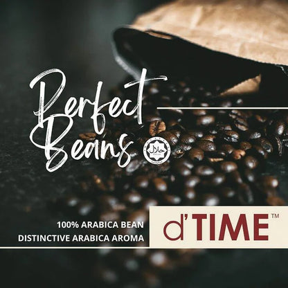 d'TIME Premium Roasted Arabica Coffee Bean [Whole Beans / Ground Coffee] [250g]