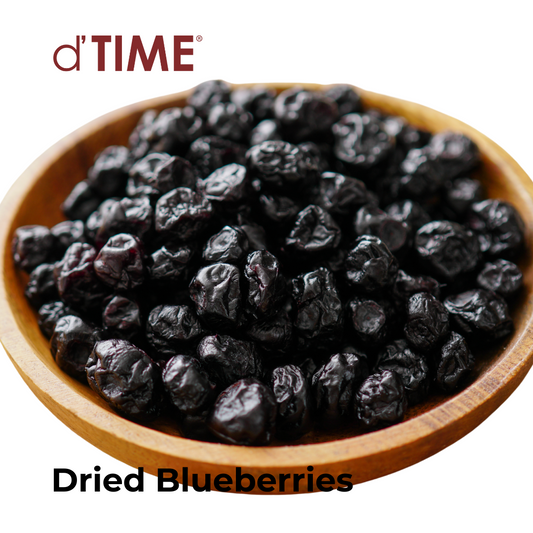 d'TIME Dried Blueberries 100g, 200g, 500g, 1kg