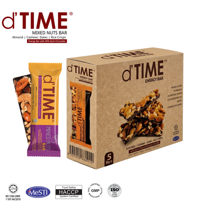 d'TIME Energy Bar™ Original [Gift Box, 5bars/Box]