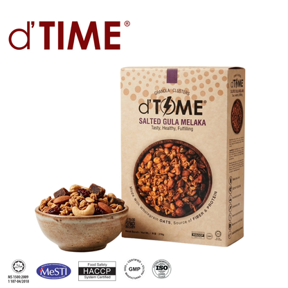 d'TIME Granola Clusters - Salted Gula Melaka 格兰诺拉麦片 [216/Box]