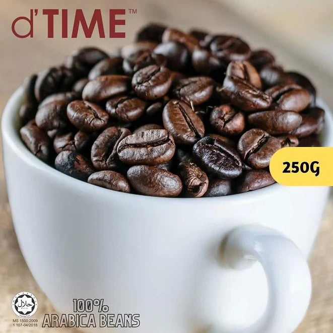 d'TIME Premium Arabica Coffee Bean [Whole Beans / Ground Coffee] [250g]