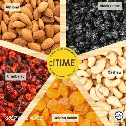 d'TIME GOOD FINE MIXED, Mixed Nuts [250g, 500g]