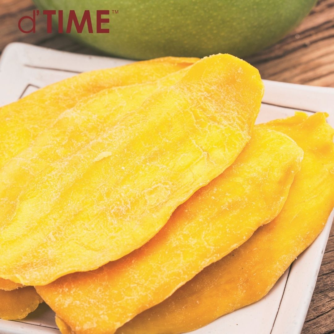 d'TIME Low Sugar Thai Natural Dried Mango Slice Ready to Eat 100g, 200g, 300g