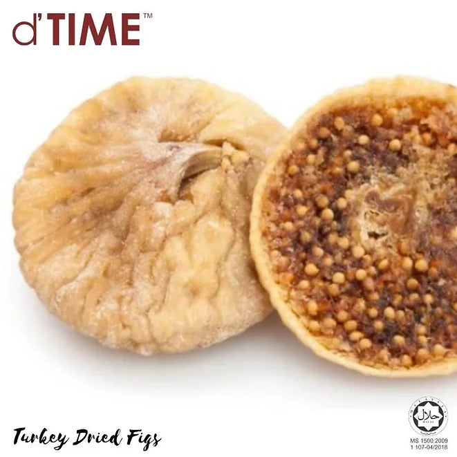d'TIME Premium Turkey Natural Dried Figs [500g, 1kg]