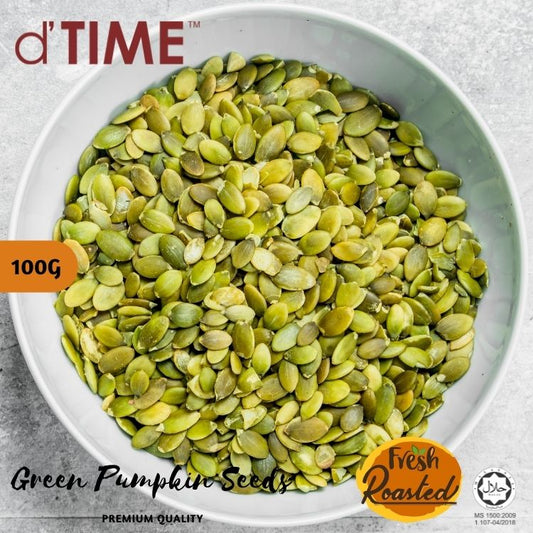 d'TIME Roasted Sunflower or Pumpkin Seeds in Container || 300g Ready Stocks