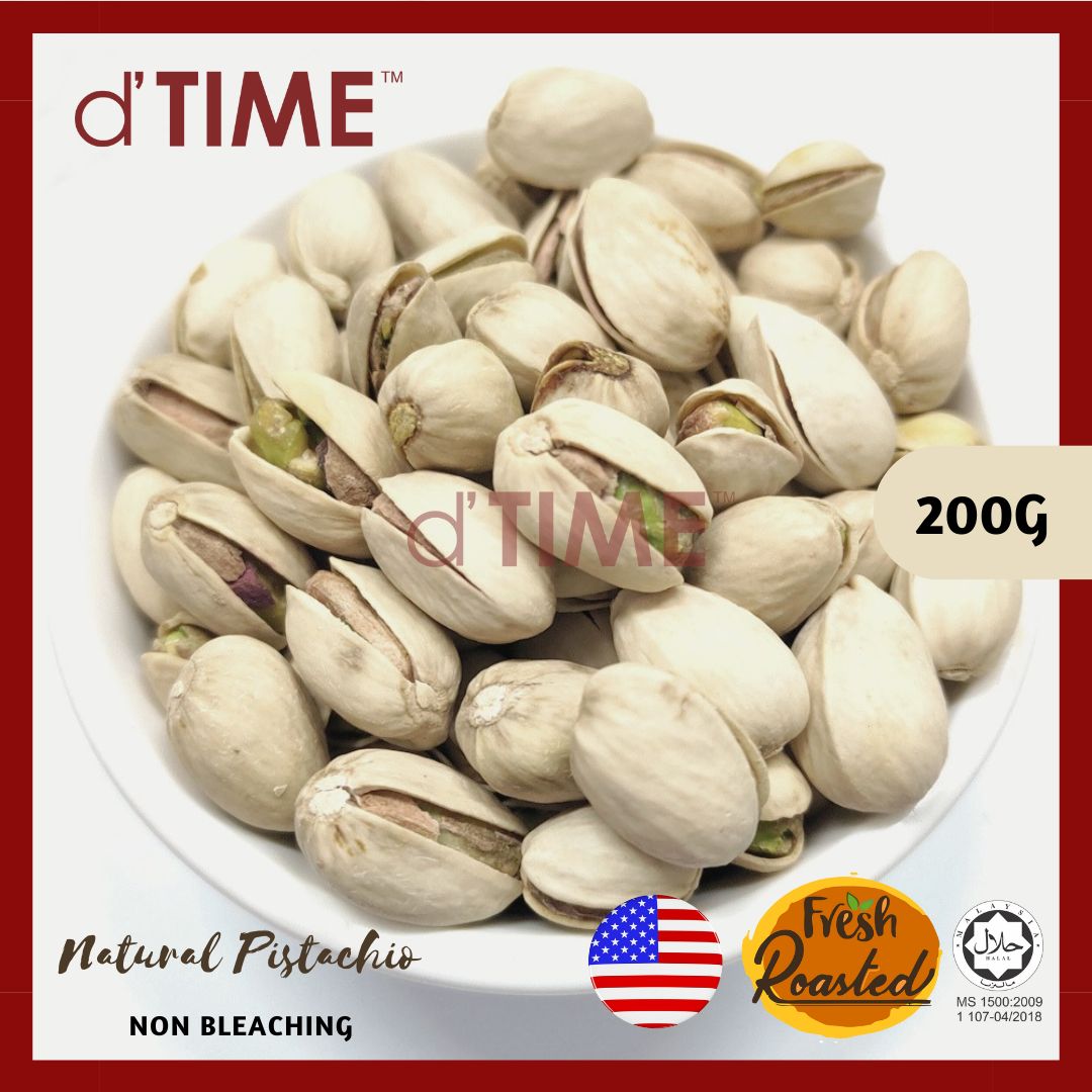 d'TIME Premium Raw Pistachios (50g,200g)
