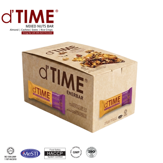 d'TIME Energy Bar™ [30bars/Box, 30g/bar]