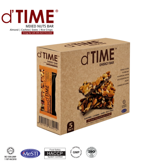 d'TIME Energy Bar™ Original [Gift Box, 5bars/Box]