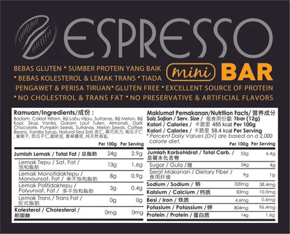 d'TIME Espresso Energy mini Bar™ [3PCS mini BAR]