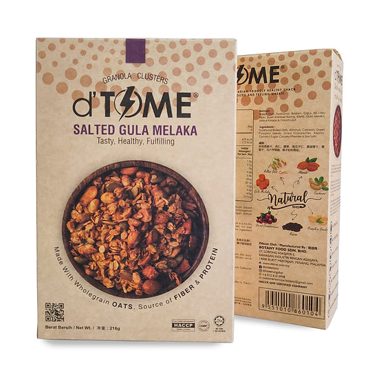 d'TIME Granola Clusters - Salted Gula Melaka 格兰诺拉麦片 [216/Box]